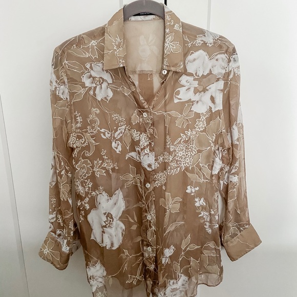 DOLCE & GABBANA Floral Embroidered Button Down - Picture 2 of 3